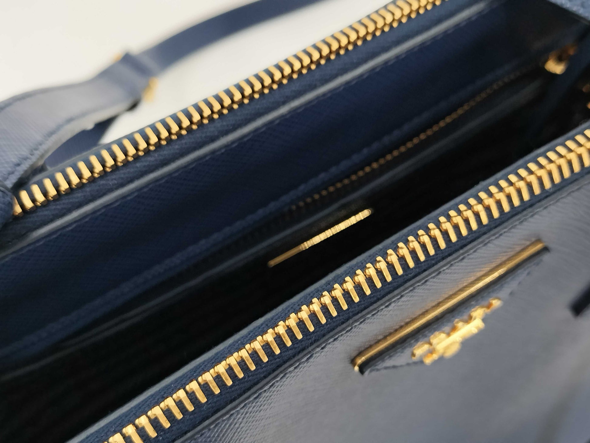 PRADA Saffiano Lux Handbag with Strap