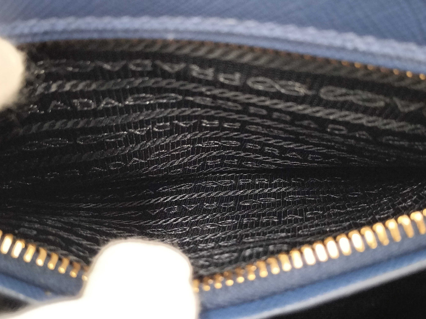 PRADA Saffiano Lux Handbag with Strap