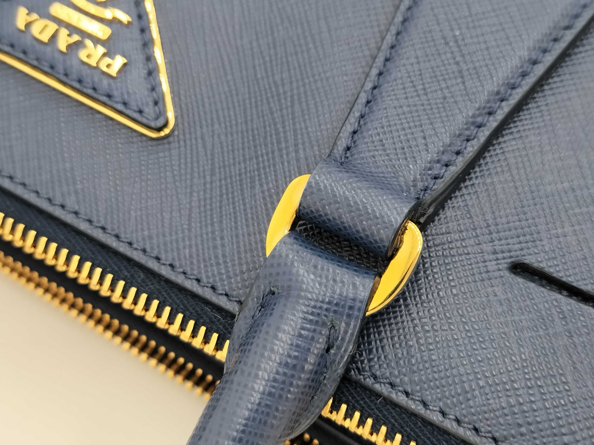 PRADA Saffiano Lux Handbag with Strap