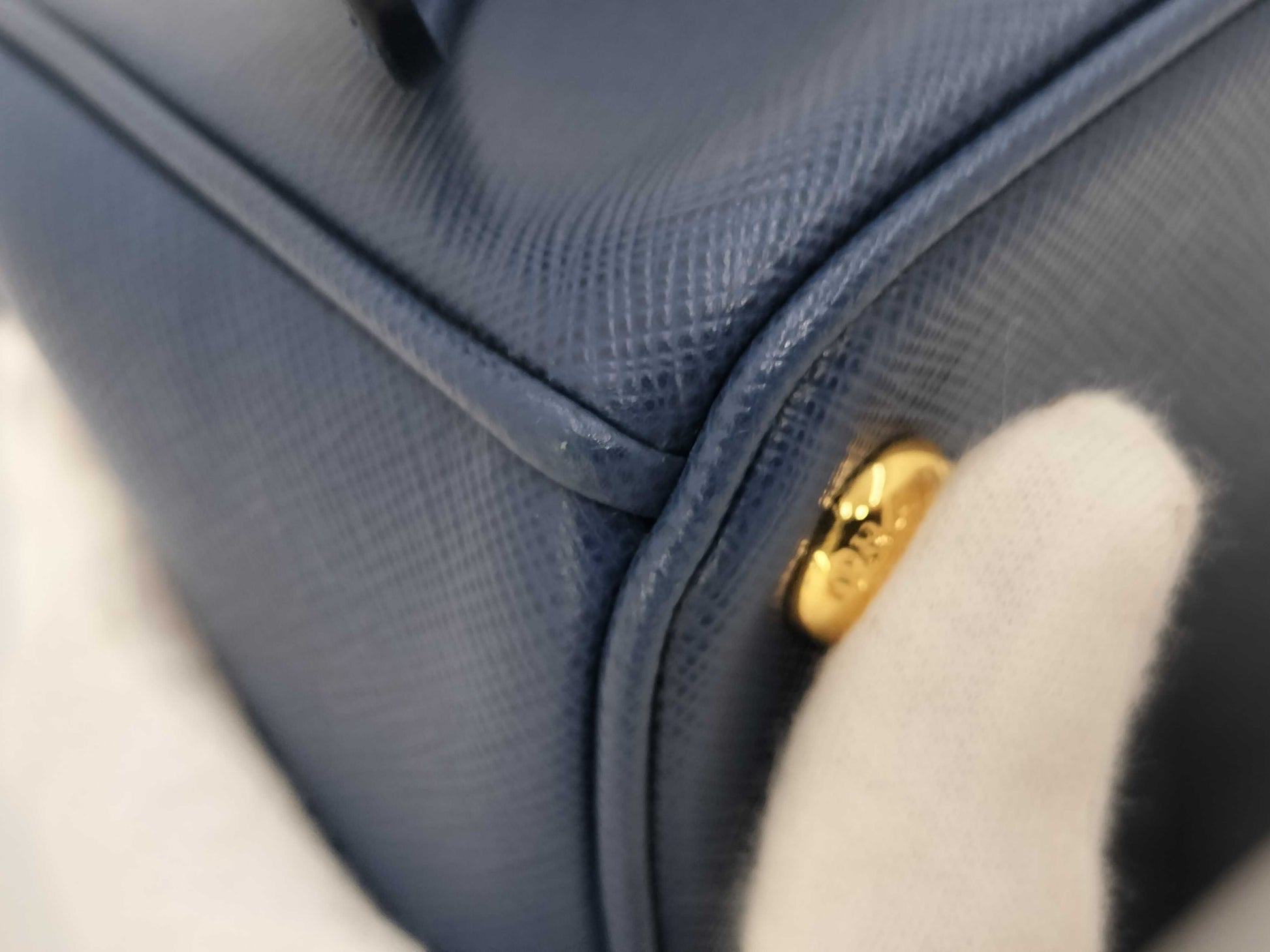 PRADA Saffiano Lux Handbag with Strap