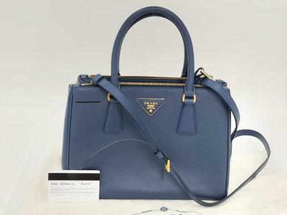 PRADA Saffiano Lux Handbag with Strap