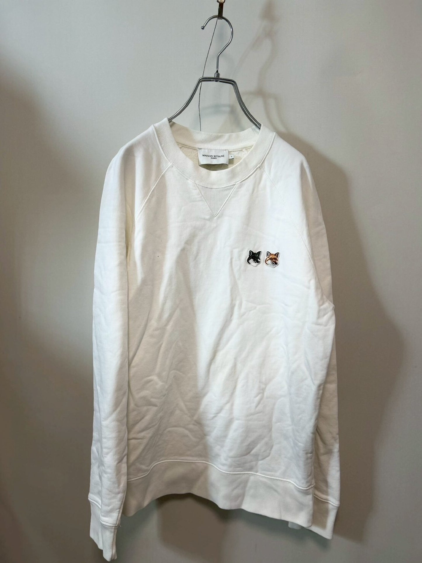Maison Kitsune Men's Logo Long Sleeve Sweatshirt with JP Tag, Size S