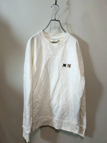 Maison Kitsune Men's Logo Long Sleeve Sweatshirt with JP Tag, Size S