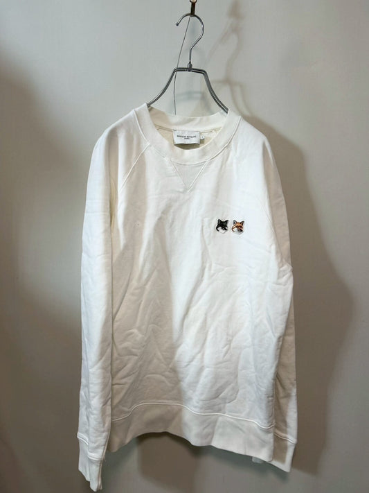 Maison Kitsune Men's Logo Long Sleeve Sweatshirt with JP Tag, Size S