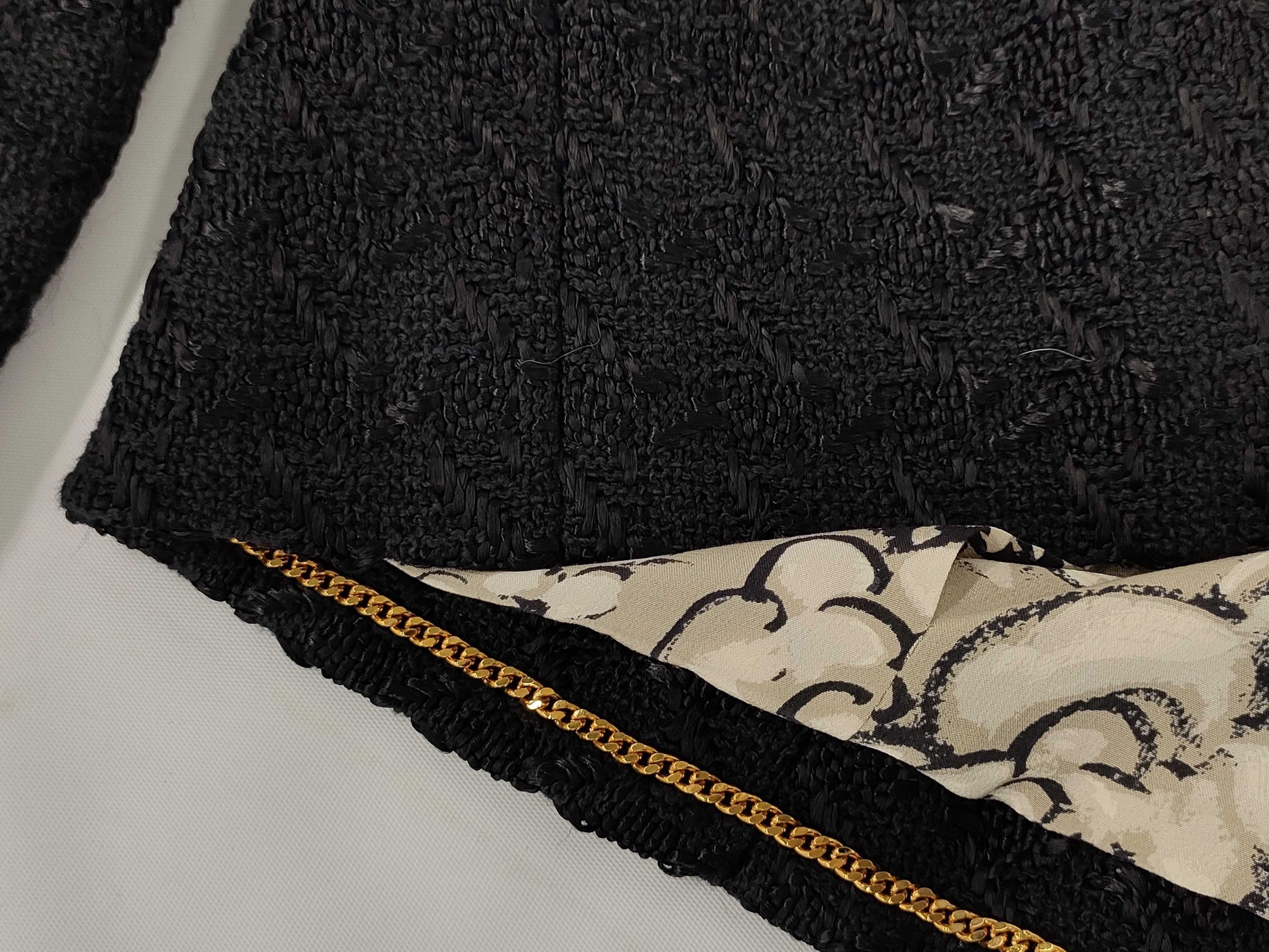 CHANEL 93P Tweed Set, Vintage, Size 38, Includes Replacement Buttons and Fabric, Other Apparel