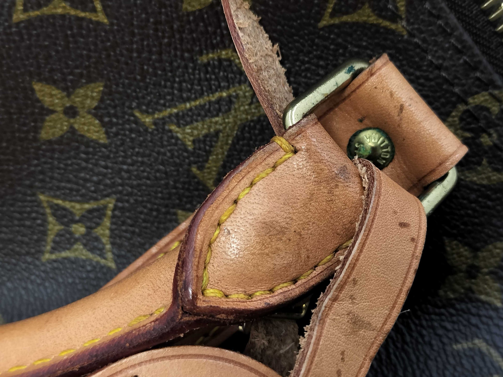 LOUIS VUITTON Monogram Keepall 50 Boston Bag