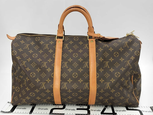 LOUIS VUITTON Monogram Keepall 50 Boston Bag