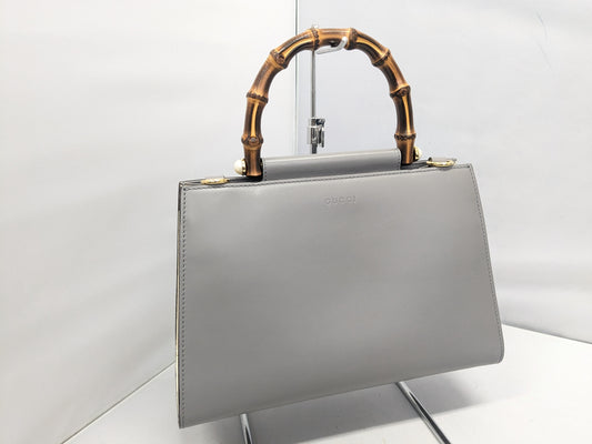 GUCCI 459076 Bamboo 2-Way Handbag
