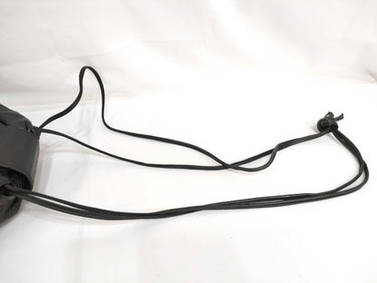 LOEWE LOEWE Shoulder Bag Anagram Black Drawstring Shoulder Bag