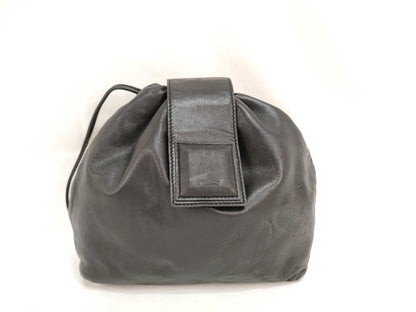 LOEWE LOEWE Shoulder Bag Anagram Black Drawstring Shoulder Bag