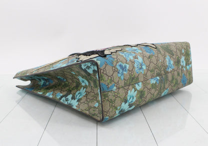 GUCCI GG Blooms Bee 2WAY Tote Bag with Strap and Bag