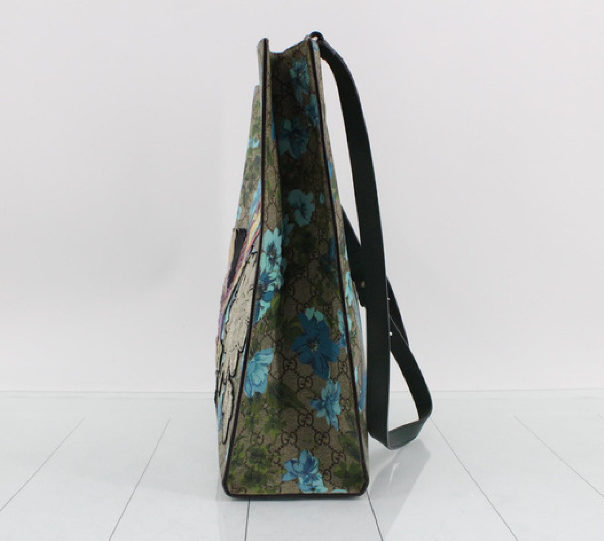 GUCCI GG Blooms Bee 2WAY Tote Bag with Strap and Bag