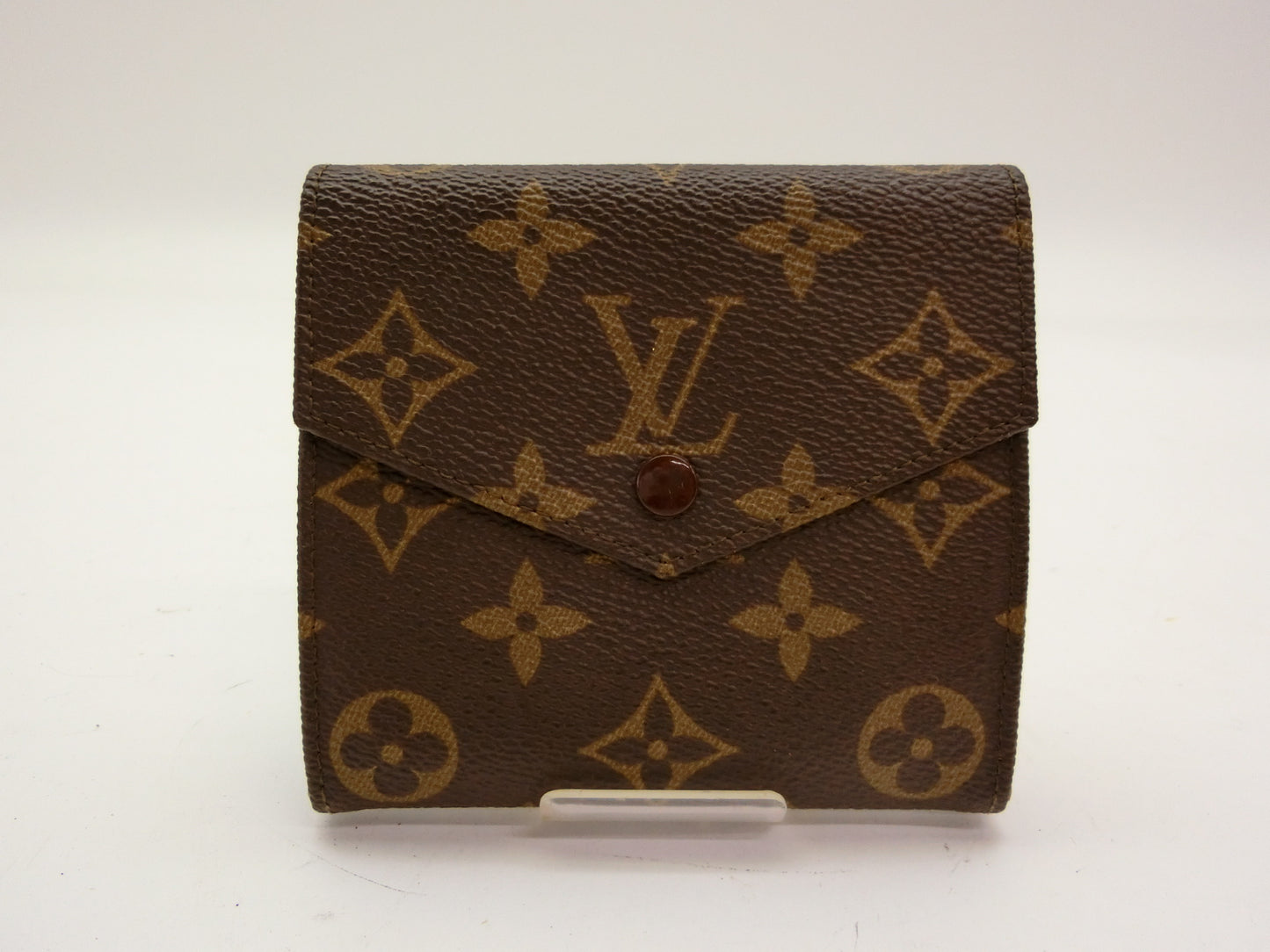 LOUIS VUITTON Monogram Porte Monnaie Double Hook Wallet