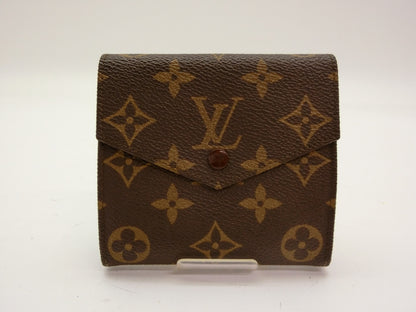 LOUIS VUITTON Monogram Porte Monnaie Double Hook Wallet