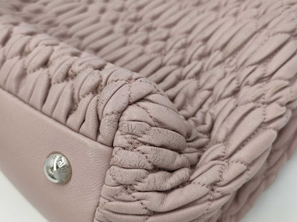 Miu Miu Matelasse Pink Handbag