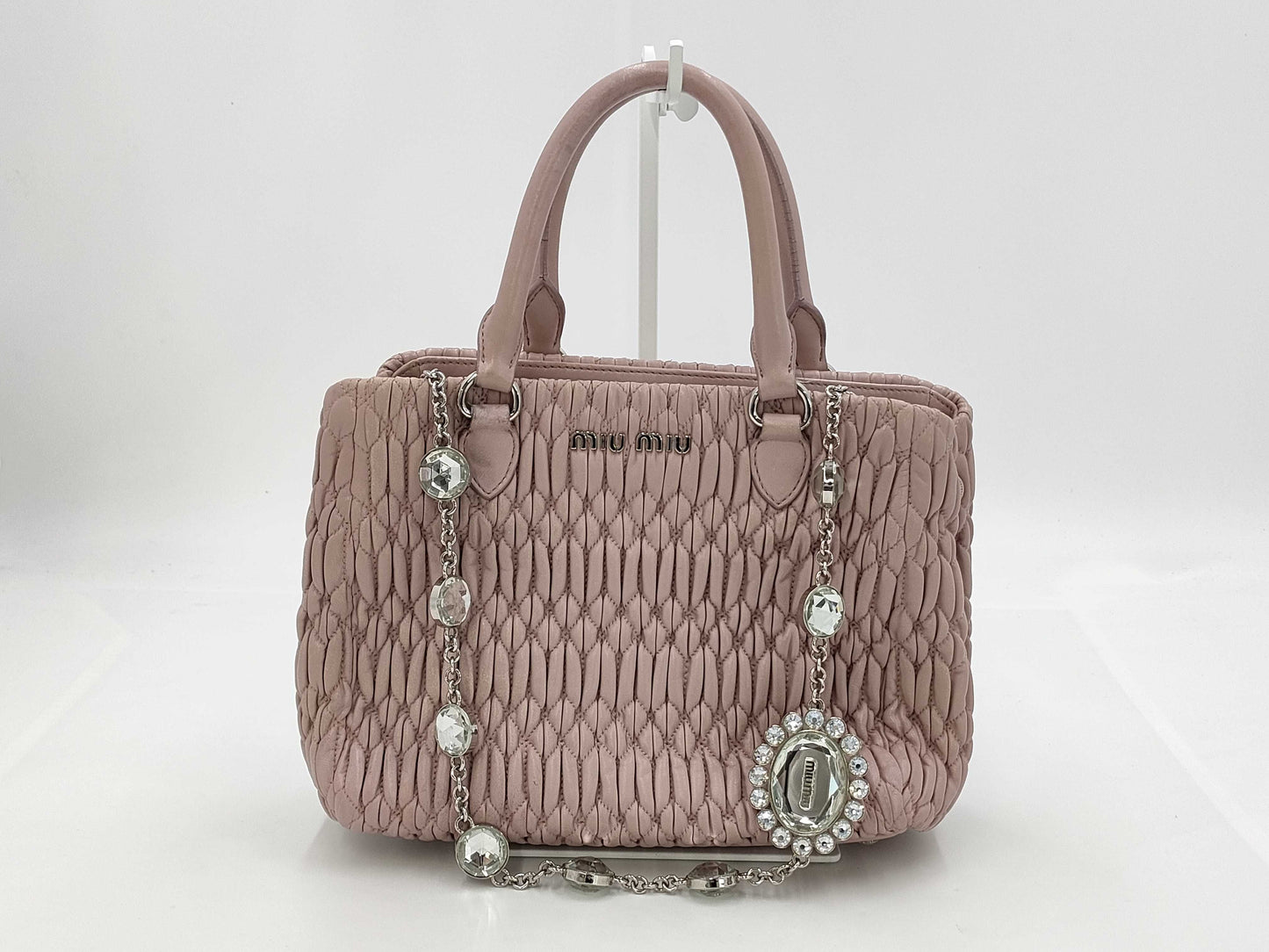 Miu Miu Matelasse Pink Handbag