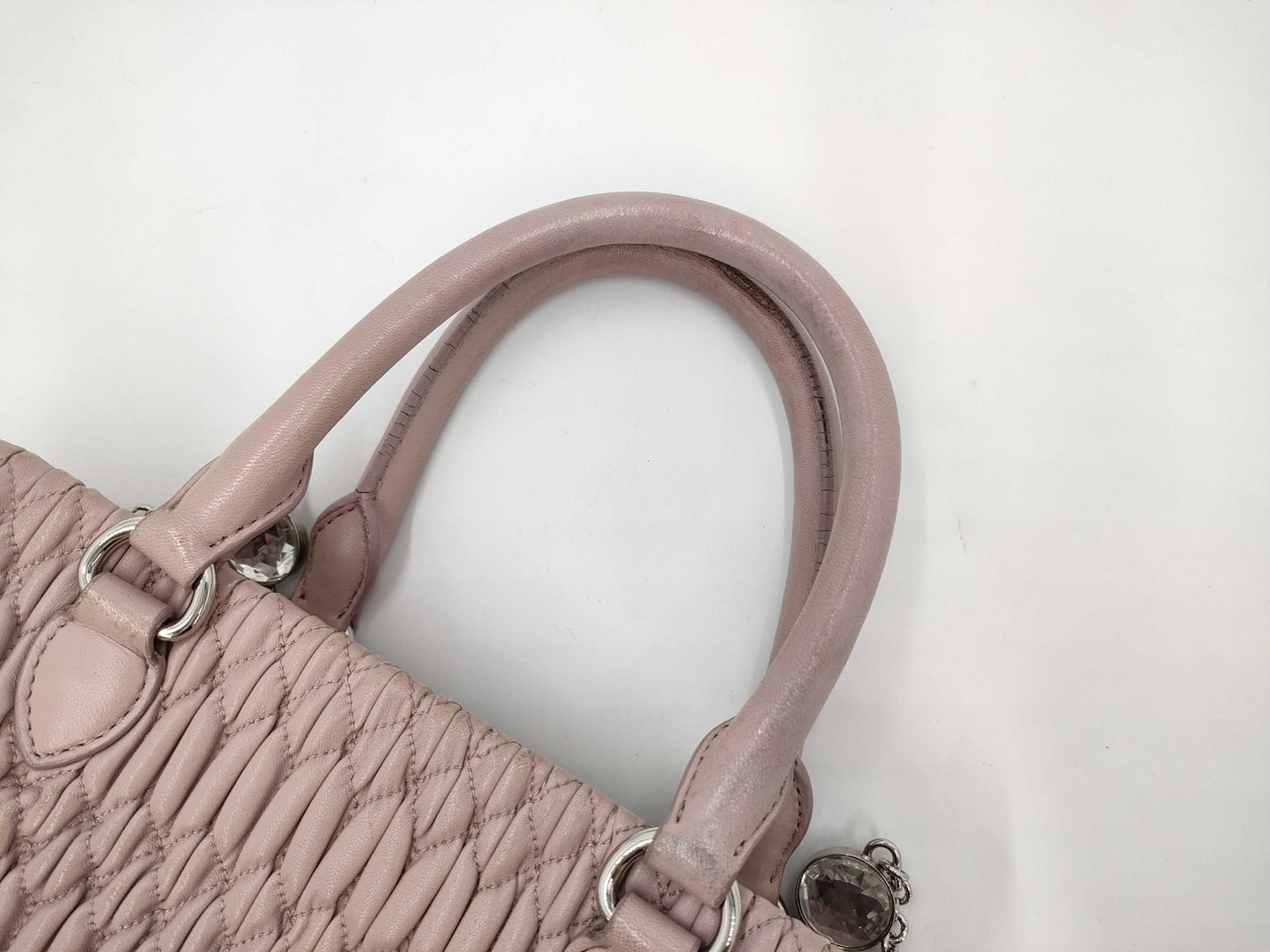 Miu Miu Matelasse Pink Handbag