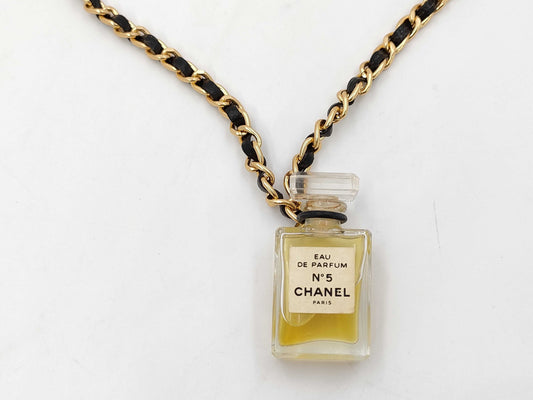 CHANEL perfume mini bottle necklace