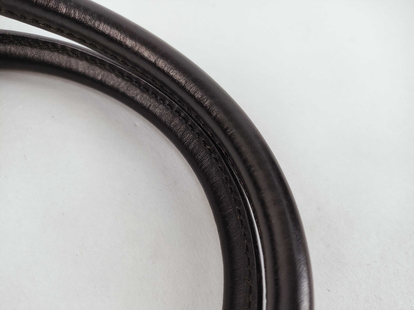 CELINE Black Macadam 2-way Half Moon Bag Handbag