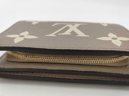 LOUIS VUITTON Monogram Empreinte Portefeuille Claire M82370 with box, dust bag, instruction manual, tag, and wallet