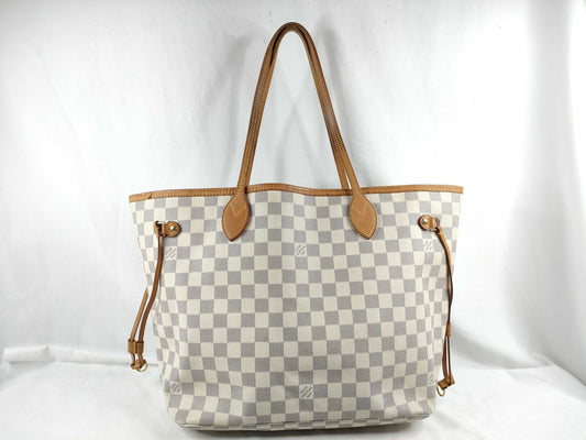 LOUIS VUITTON Azur Neverfull MM AR0110 Tote Bag