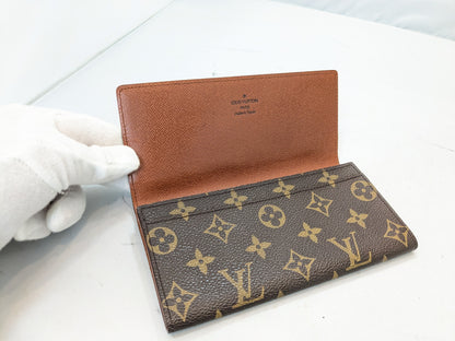LOUIS VUITTON M61818 Monogram Porte Yen 3 Carte Credit Cards CA0994 Wallet