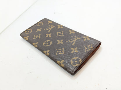 LOUIS VUITTON M61818 Monogram Porte Yen 3 Carte Credit Cards CA0994 Wallet