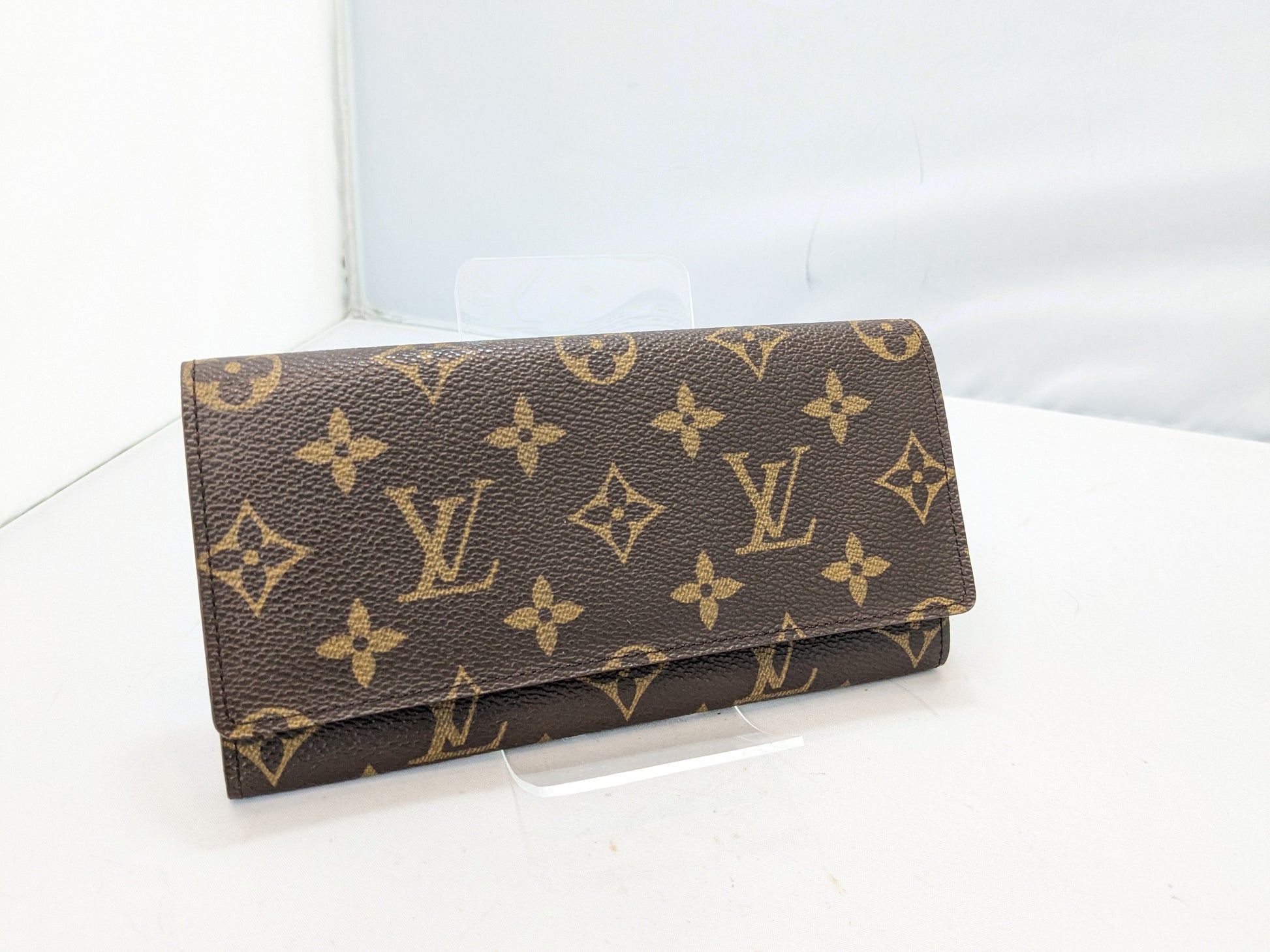 LOUIS VUITTON M61818 Monogram Porte Yen 3 Carte Credit Cards CA0994 Wallet