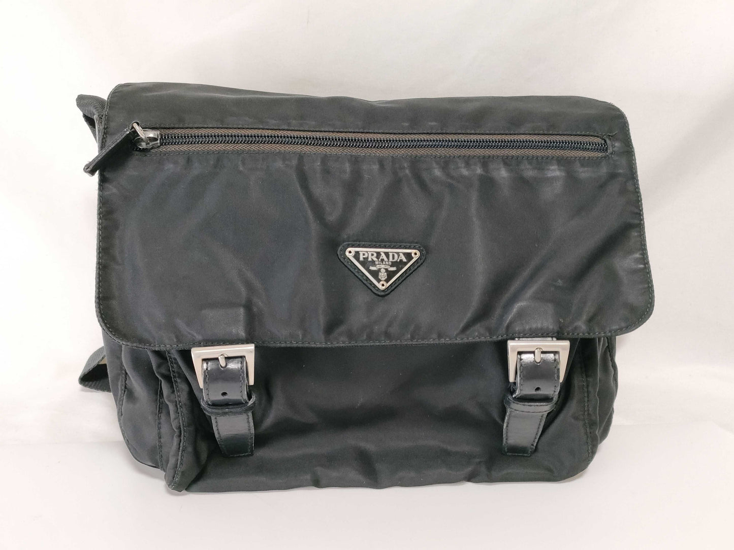 PRADA Prada Shoulder Bag with Triangle Logo, Black