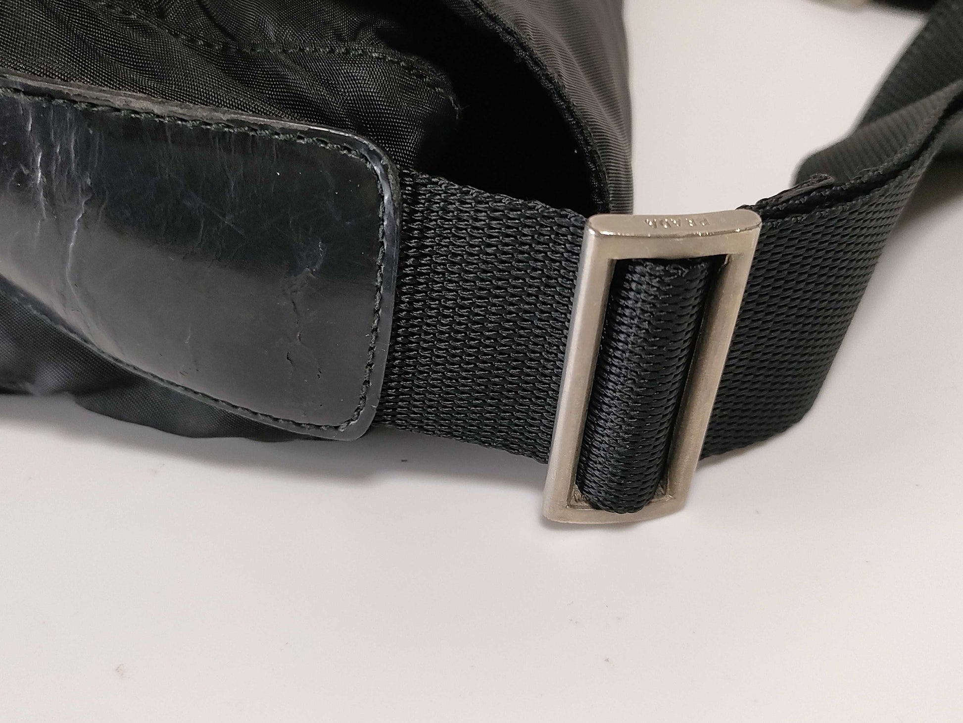 PRADA Prada Shoulder Bag with Triangle Logo, Black