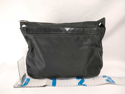 PRADA Prada Shoulder Bag with Triangle Logo, Black