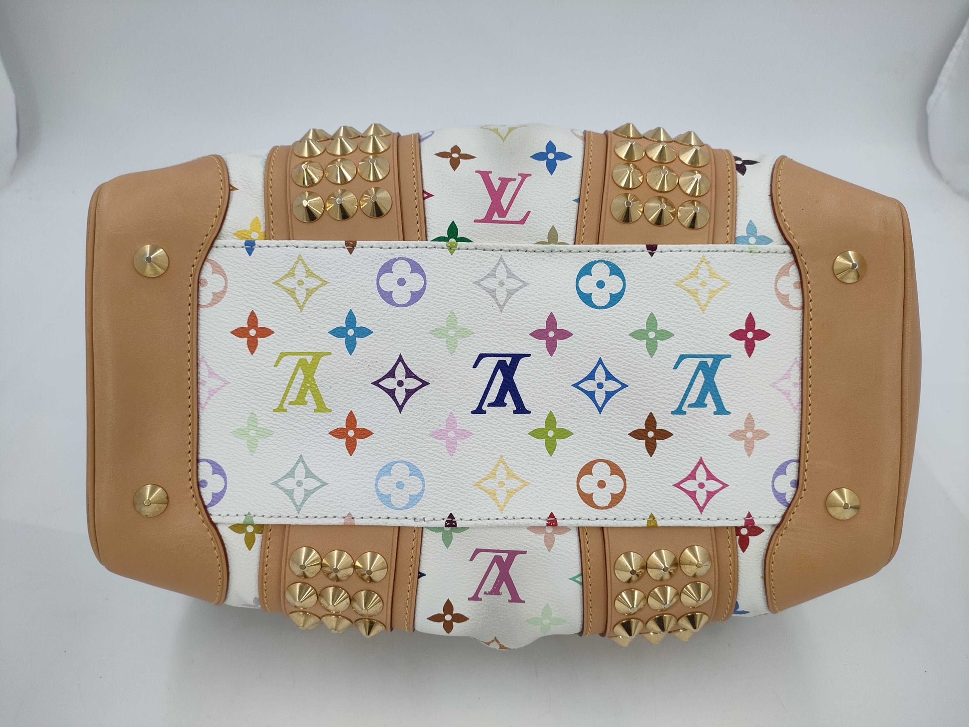 LOUIS VUITTON LV Monogram Multicolore Courtney Handbag in Brown