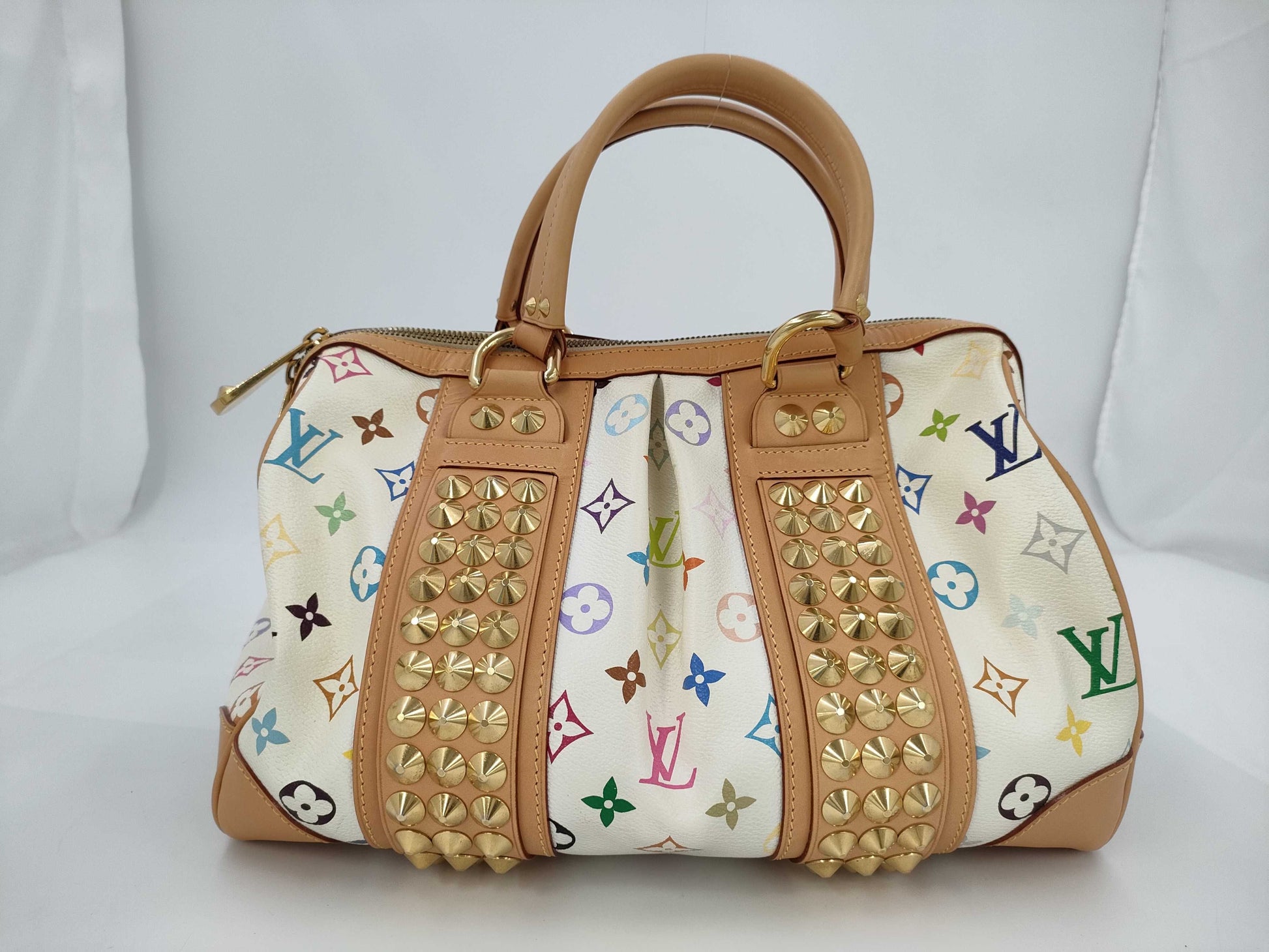 LOUIS VUITTON LV Monogram Multicolore Courtney Handbag in Brown