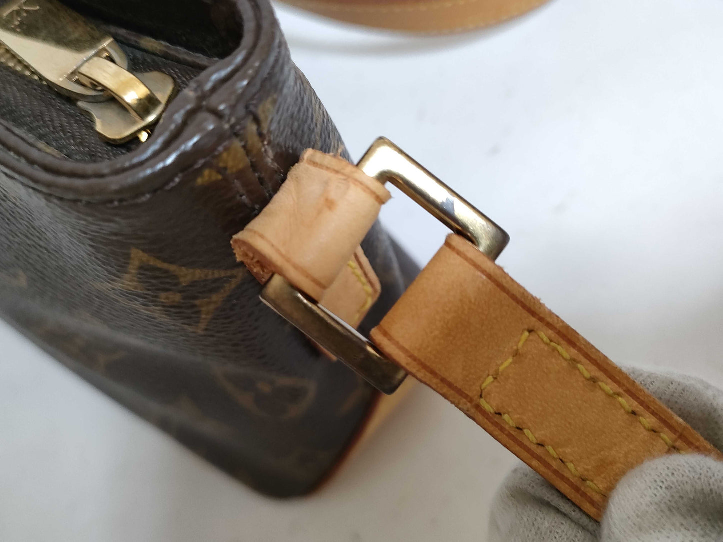 LOUIS VUITTON M51420 Trotter Shoulder Bag AR0065 Monogram