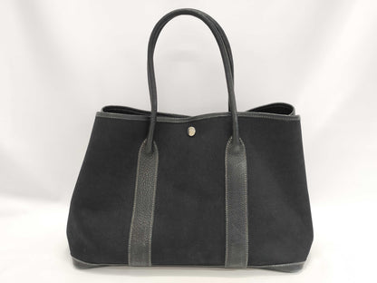 HERMES Garden Party PM Toile Officier □G Tote Bag