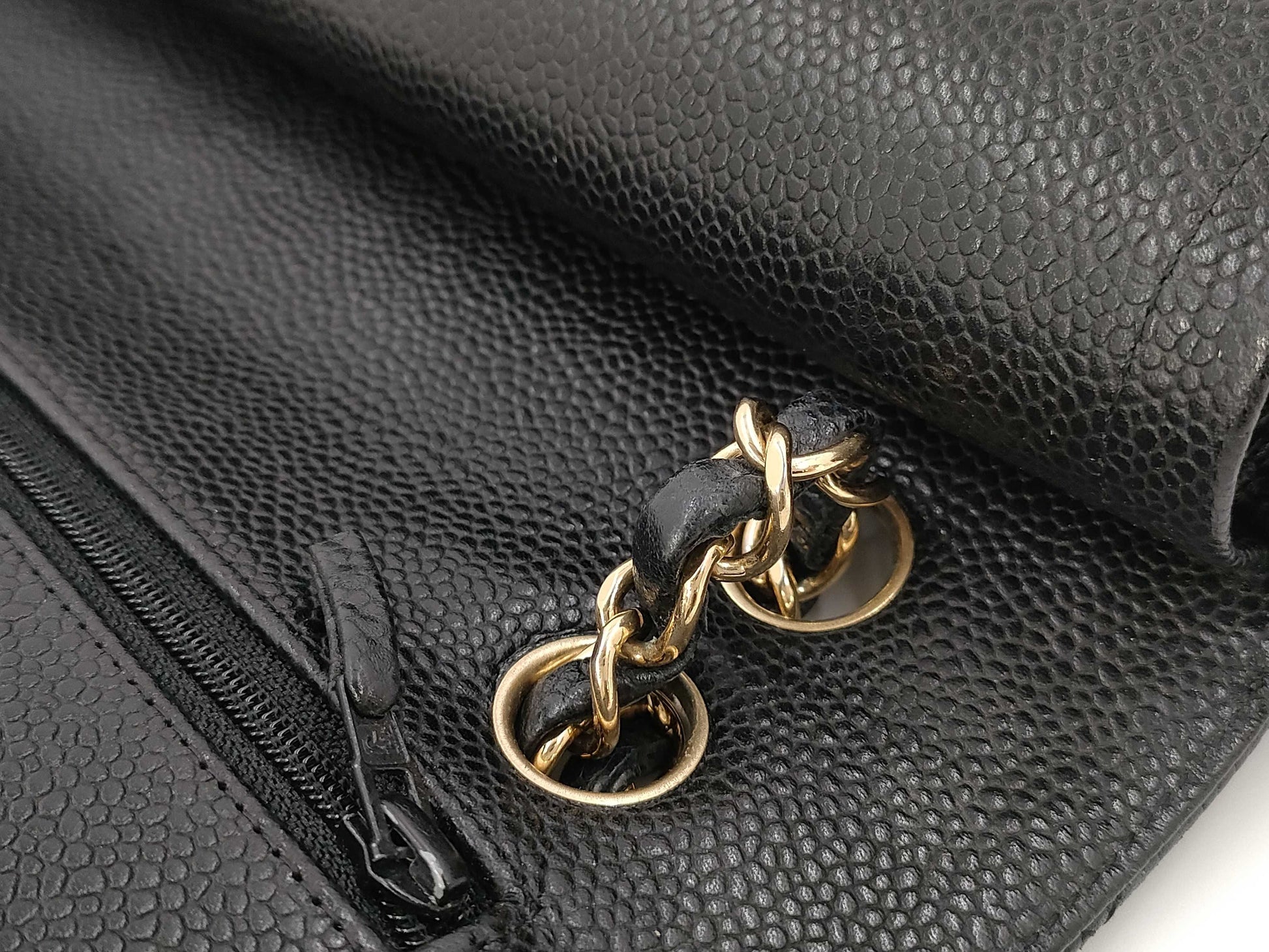 CHANEL Caviar Skin Matelasse Bag