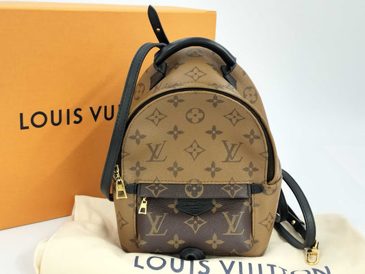 LOUIS VUITTON LV Monogram Reverse Palm Springs Mini Backpack M44872 FL2118