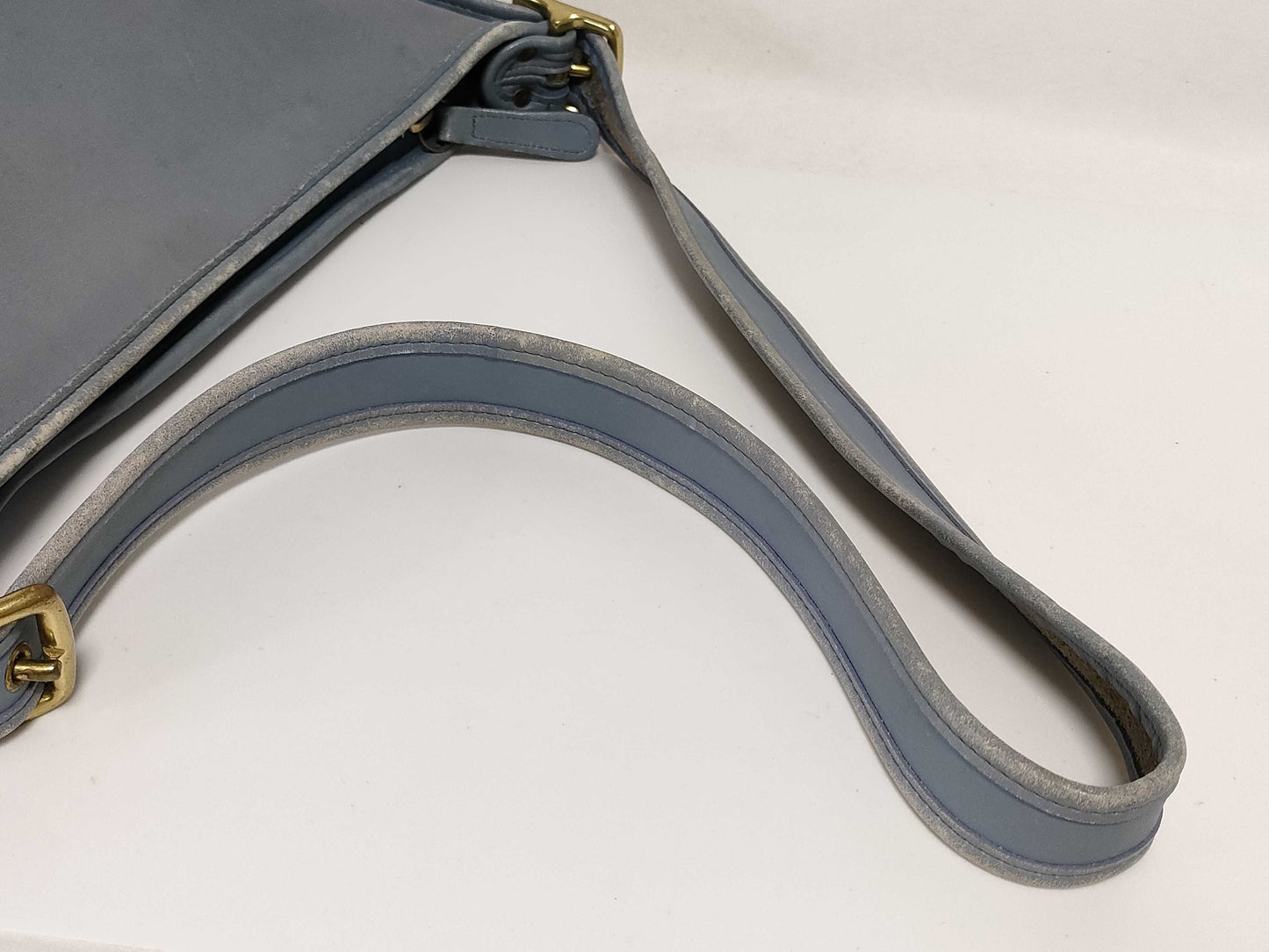 COACH Old Coach Shoulder Bag Blue 9953