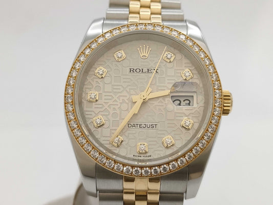 ROLEX 116243G 0808L381 Silver Horicon Men's Watch