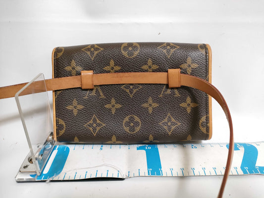 LOUIS VUITTON Monogram Florentine Pochette M51855 FL0093 Brown Waist Bag