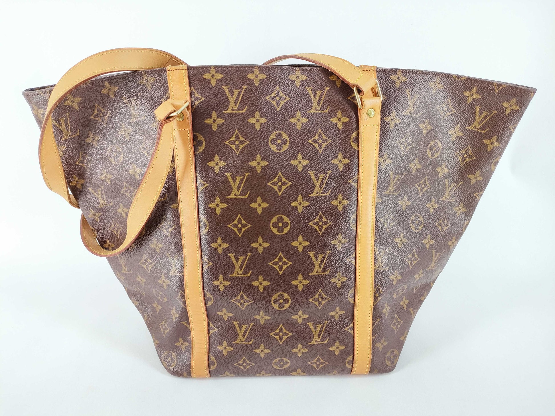 LOUIS VUITTON Vuitton Monogram Sack Shopping M51108 MB1002 Brown Tote Bag