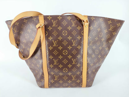 LOUIS VUITTON Vuitton Monogram Sack Shopping M51108 MB1002 Brown Tote Bag
