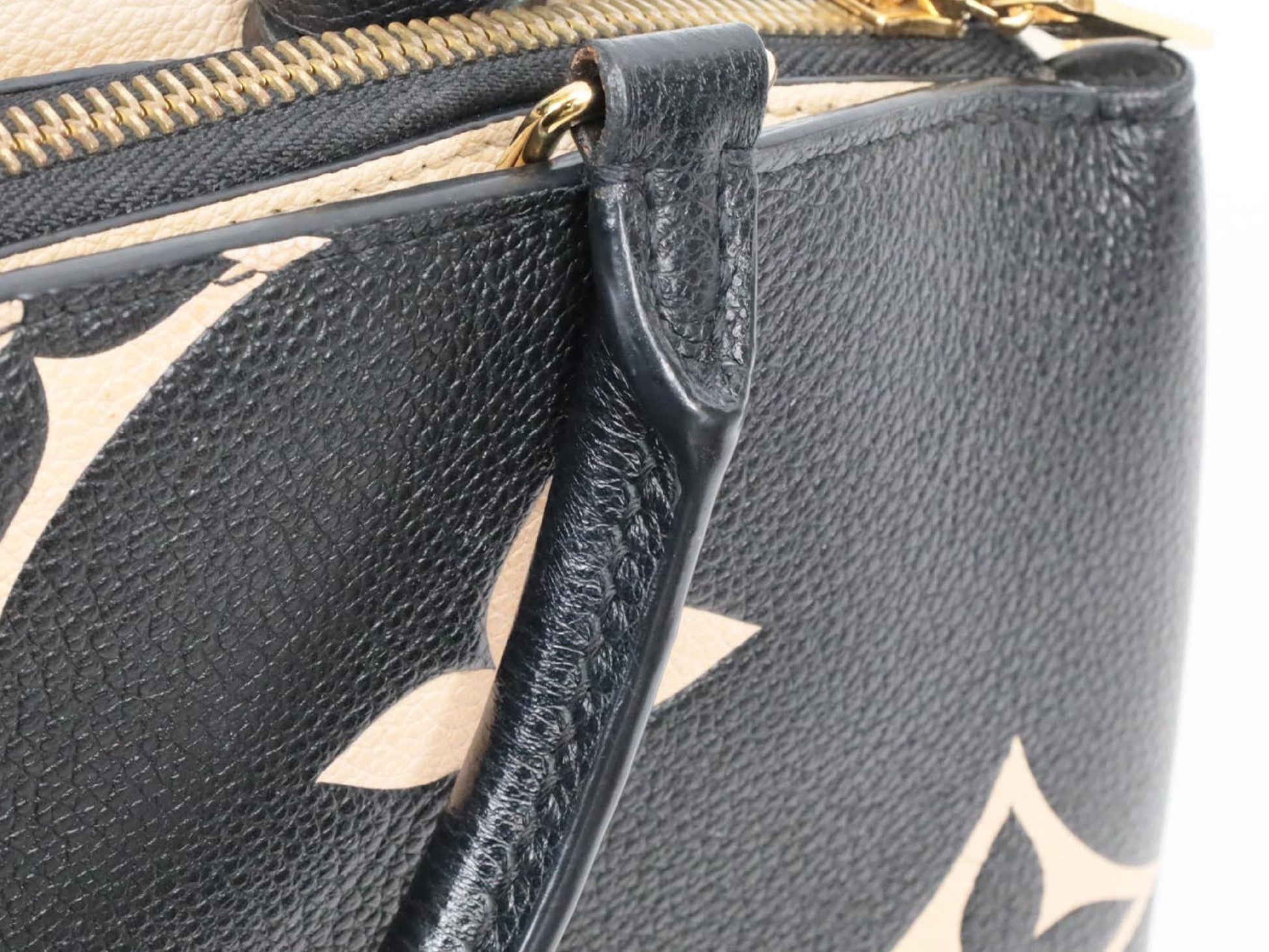 LOUIS VUITTON Monogram Empreinte Petit Palais PM M58913 RFID Verified Shoulder Bag