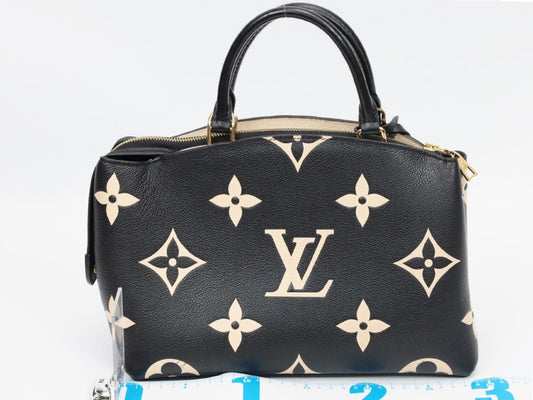 LOUIS VUITTON Monogram Empreinte Petit Palais PM M58913 RFID Verified Shoulder Bag