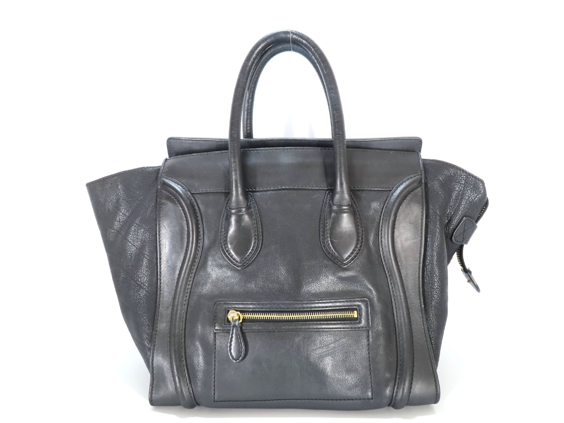 CELINE Luggage Shopper Black Handbag