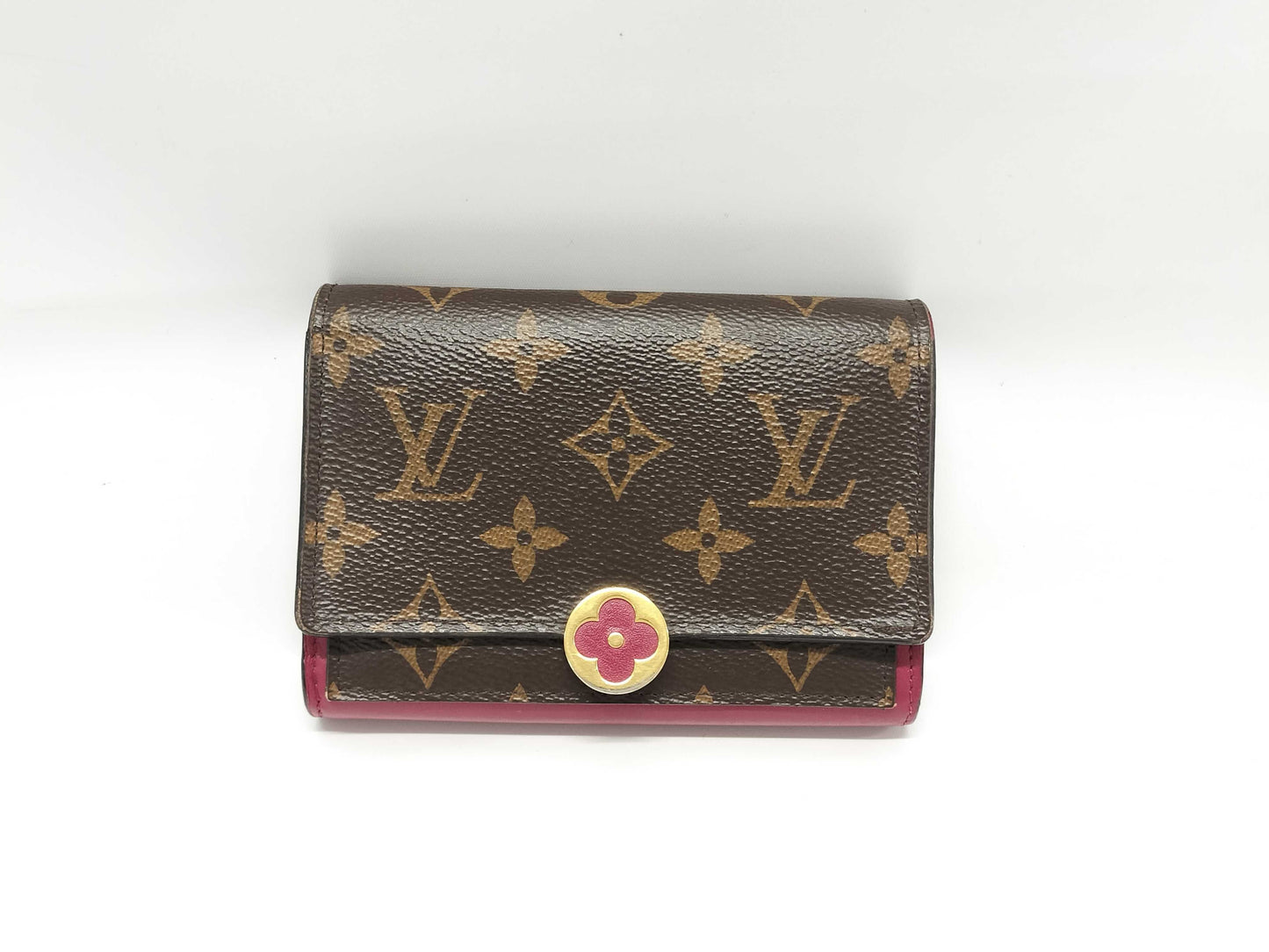 LOUIS VUITTON Porte-Feuille-Flor Compact Folding Wallet