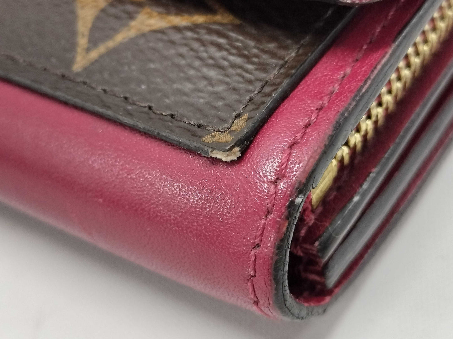 LOUIS VUITTON Porte-Feuille-Flor Compact Folding Wallet