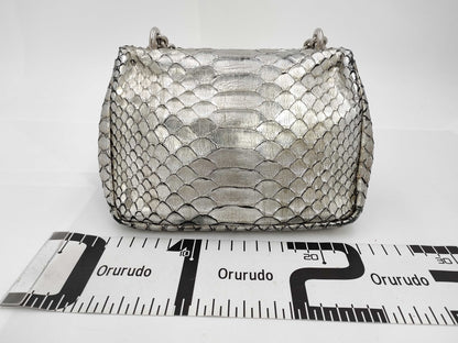 Tom Ford Chain Shoulder Bag with Real Python and Turn Lock