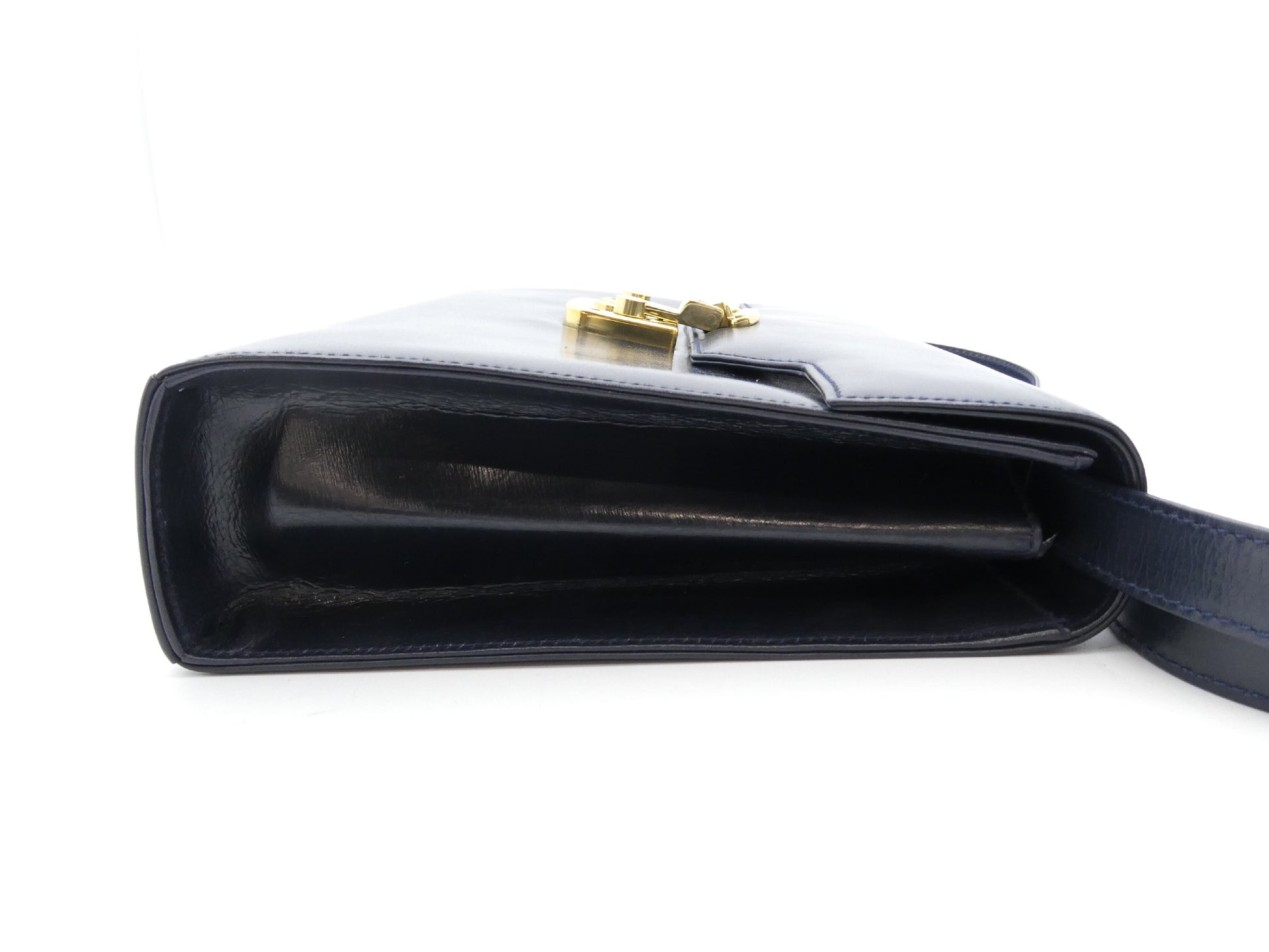 GUCCI Ladylock Leather Shoulder Bag