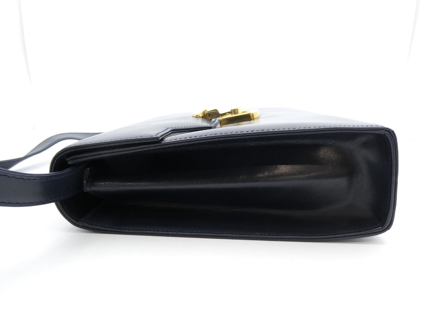 GUCCI Ladylock Leather Shoulder Bag